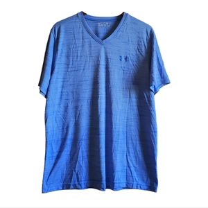 Under Armour Blue V-neck Shirt XL